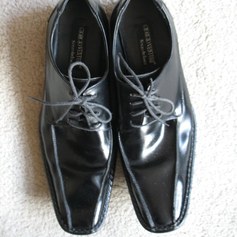 Giorgio Venturi Mens Dress Black Shoes 13M